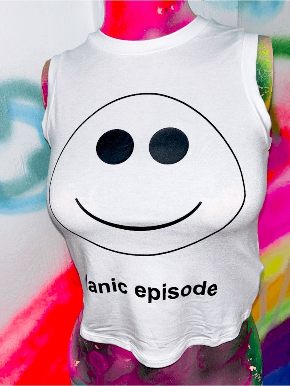 NWT OMIGHTY MANIC EPISODE BABY TANK SMALL - Picture 2 of 5
